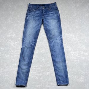 Rock & Republic Jeans Womens Size 24 Blue ZO Skinny Straight Jean Denim Pants
